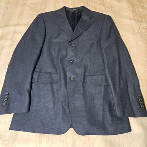 Arnold Brant Mens Size 36S Blue Blazer Sports Coat Wool Blend MSRP $299.99